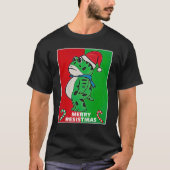 Merry Resistmas - Christmas Resist Portland Frog Tシャツ (正面)