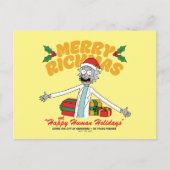 Merry Rickmas and Happy Human Holidays シーズンポストカード (正面)