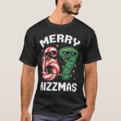 Merry Rizzmas 67 Candy Cane Tree Sungles Funny  Tシャツ (正面)