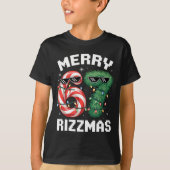 Merry Rizzmas 67 Candy Cane Tree Sungles Funny  Tシャツ (正面)