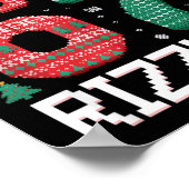 Merry Rizzmas 67 Knitted Sweater Sungles Funny ポスター (角)