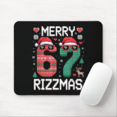 Merry Rizzmas 67 Knitted Sweater Sungles Funny  マウスパッド (マウス)
