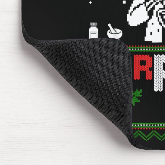 Merry Rx Mas Skeleton Pharmacist Pharmacy Tech Ugl マウスパッド (コーナー)