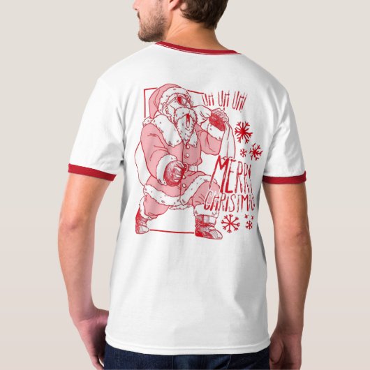 🎄Merry Saiyan Christmas Tee – Holiday Power Style Tシャツ (裏面)