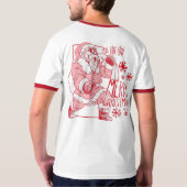 🎄Merry Saiyan Christmas Tee – Holiday Power Style Tシャツ (裏面フル)