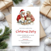 Merry Santa Editable Kids Holiday Party Invite 招待状