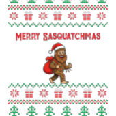 Merry Sasquatchmas Ugly Christmas Pattern スウェットシャツ