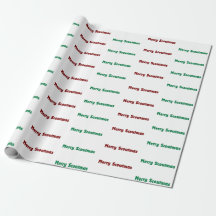 Merry Scoutmas Troop Wrapping Paper