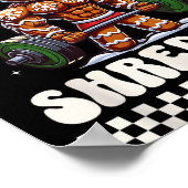 Merry Shredmas Christmas Gym Gingerbread Workout M ポスター (角)