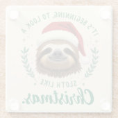 Merry Slothmas, Christmas Coaster ガラスコースター (裏面)