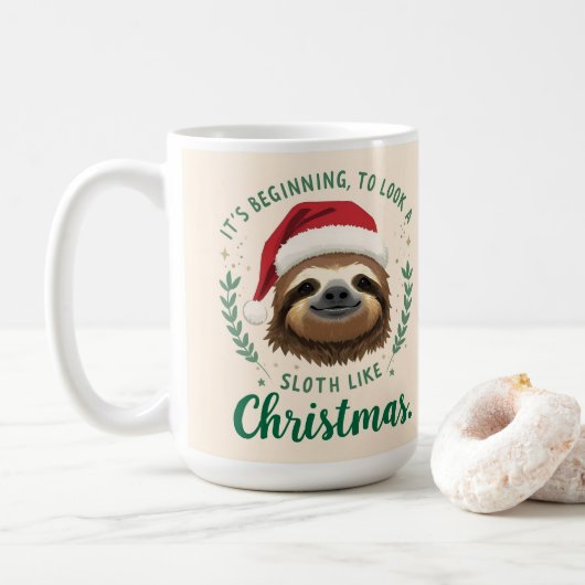 Merry Slothmas, Coffee Mug コーヒーマグカップ (ドーナツ)