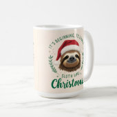 Merry Slothmas, Coffee Mug コーヒーマグカップ (正面右)