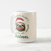 Merry Slothmas, Coffee Mug コーヒーマグカップ (正面左)