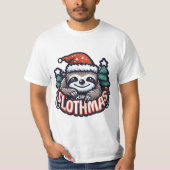 MERRY SLOTHMAS gift Tシャツ (正面)
