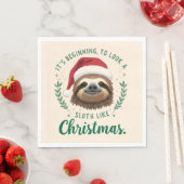 Merry Slothmas, Napkins スタンダードランチョンナプキン (インサイチュ)