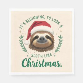 Merry Slothmas, Napkins スタンダードランチョンナプキン