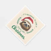 Merry Slothmas, Napkins スタンダードランチョンナプキン (角)