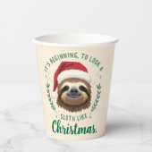 Merry Slothmas, Paper Cups 紙コップ (正面)