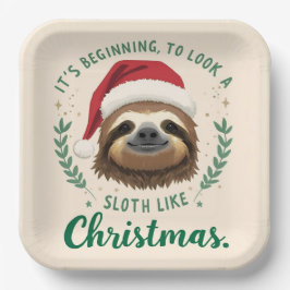 Merry Slothmas, Paper Plates ペーパープレート