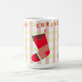 merry stockings christmas コーヒーマグカップ (中央)