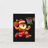 Merry Swishmas Ugly Christmas Sweater Basketball C カード (正面)