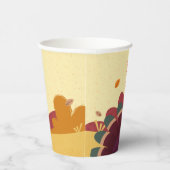 Merry Thanksgiving Turkey Autumn Paper Cup 紙コップ (右)