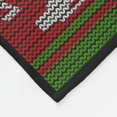 Merry Vapemas - Vaping Ugly Christmas Sweater  フリースブランケット (角)