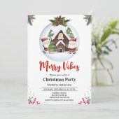 Merry Vibes Christmas Party 招待状 (スタンド正面)