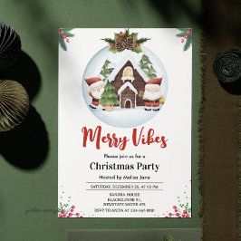Merry Vibes Christmas Party 招待状