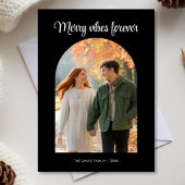 Merry Vibes Forever Handwritten Family Card シーズンカード