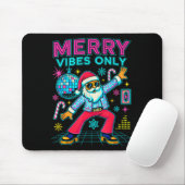 Merry Vibes Only Santa Christmas Disco Retro 70s 8 マウスパッド (マウス)