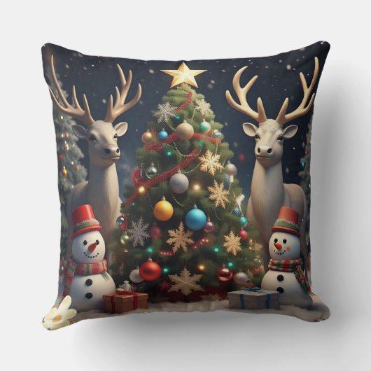 "Merry Winter Nights" クッション (裏面)