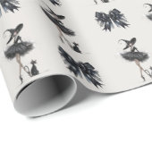 Merry Witchmas Deluxe  – Gothic Witch & Ribbon ラッピングペーパー (ロールコーナー)