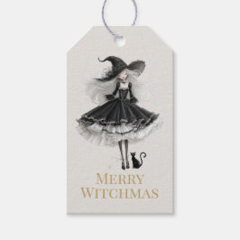 Merry Witchmas – Gothic Witch Gift Tag ギフトタグ