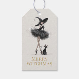 Merry Witchmas – Playful Gothic Witch Gift Tag ギフトタグ