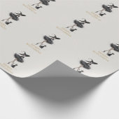 Merry Witchmas Wrapping Paper – Gothic Witch & Cat ラッピングペーパー (角)