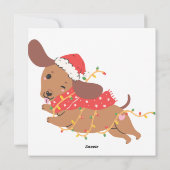 Merry WOOFmas シーズンカード (裏面)