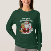 Merry Woofmas Christmas Tシャツ (正面)