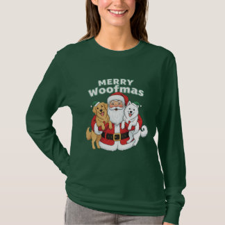 Merry Woofmas Christmas Tシャツ