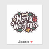 Merry Woofmas - Cozy Dog Christmas シール (シート)
