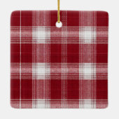 Merry Woofmas Custom Dog Photo Christmas Ornament セラミックオーナメント (裏面)