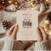 Merry Woofmas Dog Christmas 招待状