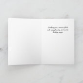 Merry Woofmas French Bulldog Christmas Card カード (内部)