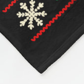 Merry Woofmas Ugly Christmas Jumper Xmas Dog Lover フリースブランケット (角)