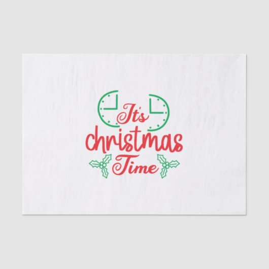 Merry Xmas It Is Christmas Time 薄葉紙 (正面)