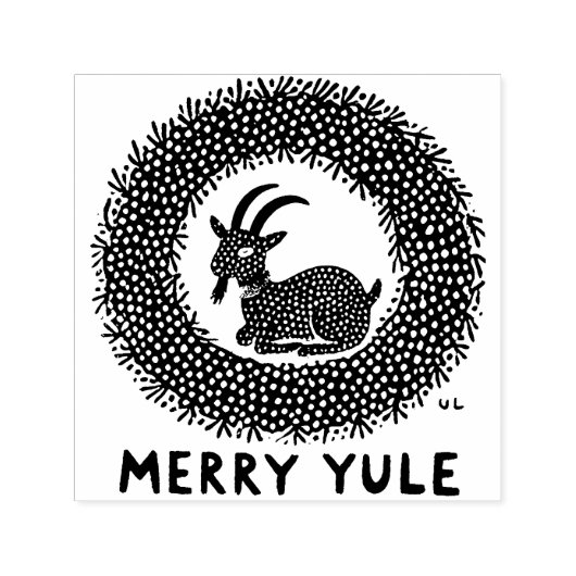 Merry Yule Goat                                    セルフインキングスタンプ (デザイン)