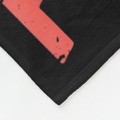 Merry Zzmas Christmas Cat Funny Zza Lover Xmas Cat フリースブランケット (角)