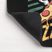 Merry Zzmas Christmas Cat Funny Zza Lover Xmas Cat マウスパッド (コーナー)