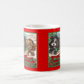 MerryChrsmsPuppies-ClassicWhiteMug 11oz コーヒーマグカップ (中央)