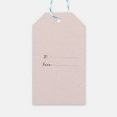 MerryMist Baby Dreams: Winter Blush – Ethereal Nur ギフトタグ (裏面)